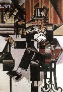 Juan Gris The man at the coffee room Sweden oil painting artist